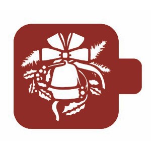 Трафарет М9Нг-010 "Новогодний колокольчик" Event Design, 9х9 см Трафарет М9Нг-010 "Новогодний колокольчик" Event Design, 9х9 см